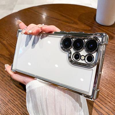 For Samsung Galaxy S24 S23 S22 S21 S20 FE Note 20 Ultra S10 Plus Shockproof Case Camera Protection Back Cover