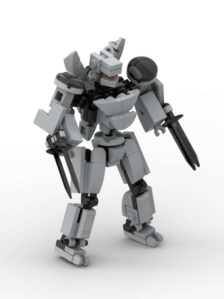 Mecha Warrior Blocks Model Boy Toys MOC Robot Action Anime Figure Building Blocks Kids Toys DIY Assembly Bricks Toy For Children