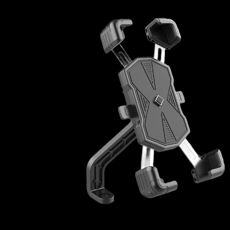 Lishi HW-116 Universal Bicycle Motorcycle Scooter Phone Mount (2-Pack)
