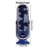 Desktop Tower Fan USB Powered 5 Speed Adjustable Brushless Desk Fan with LED Display Quiet Table Cooling Fan for Home