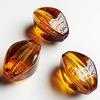 High Gloss Transparent Amber-Look Rhombus Beads for DIY Jewelry Making