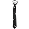 Luxurious Rhinestones Studded Tie Wrinkle Resistant Polyester Fabric Day To Night Transition Essential