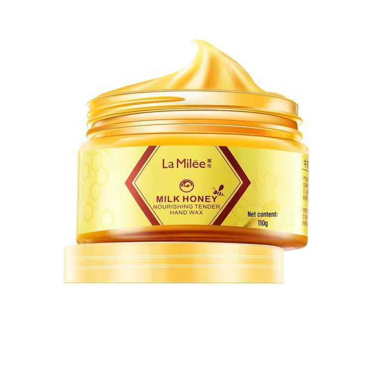 Honey Hand Wax Mask: 110g of Tender, Smooth Moisturizing Hand Care for Rough Skin & Calluses, Hydrating & Exfoliating for Soft, White Hands.
