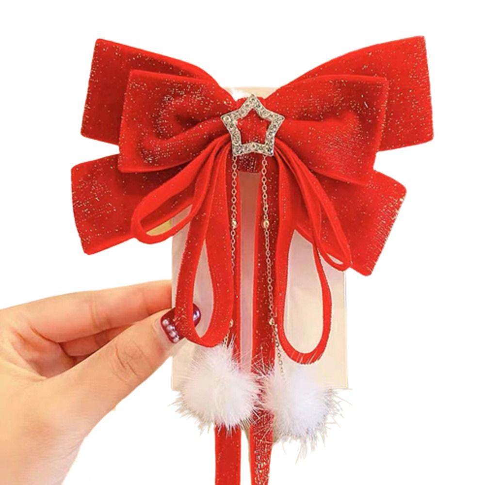 

Princess All-match Pompoms Bow Hairpin Hair Accessories Children Hair Clip Baby Wig Barrette 07