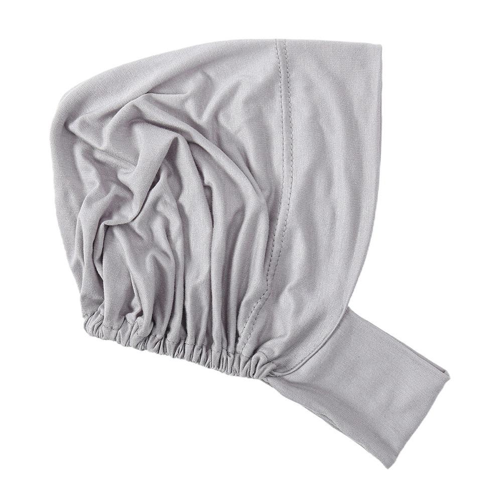 

New Elastic Instant Hijab Tube Jersey Cotton Ready To Wear Undercap Tudung Plain Ear Hole Inner Hijab for Women
