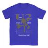 Mens TShirts U2 Rock Band Live The Joshua Tree Funny 100 Cotton Tee Shirt Short Sleeve  T Shirt Round Collar Tops Printing