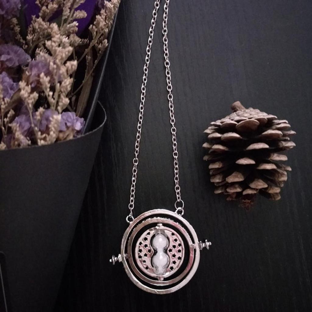 Hermione Granger Turner Pendant Necklace Hourglass Collar Jewelry