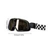 Occhiali da motocross retrò antivento Occhiali da equitazione Occhiali da moto Occhiali da sole antivento antipolvere per esterni