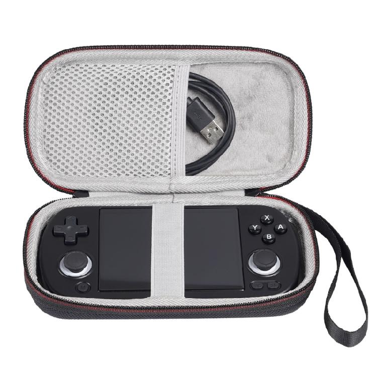 Tasche für RG40XX H Handheld-Spielkonsole Kratzfeste Tragetasche Stoßfeste Aufbewahrungstasche Hartschale mit Netztasche
