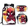 Backpack Satchel Pencil Case Three-Piece Set Student Schoolbag Cartoon Children'S Backpack