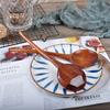 1Pc Wooden Mixing Spoon Long Handle Wood Tableware Japanese Style Soup Spoon  Dining Tableware