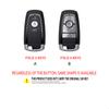 Styling Mouldings Car Key Case Cover Protect Shell Bag For Ford Fusion Mustang Explorer F150 F250 F350 EcoSport Edge S-MAX Range