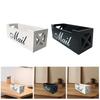 Compact, Wall-mounted Desk Mailbox Made of [material Name], Space-saving, Rustic Style, Lightweight,