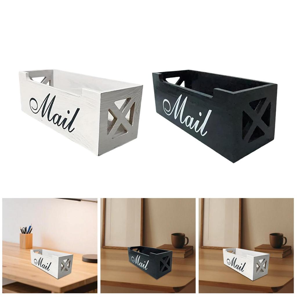 Compact, Wall-mounted Desk Mailbox Made of [material Name], Space-saving, Rustic Style, Lightweight,