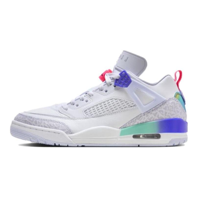 Pánské tenisky Air Jordan Spizike Low Dongdan Bílé Indigo-Burst Bledě-Fialové HF5758-151