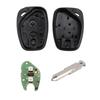 KEYYOU For Renault Traffic Master Vivaro Movano Kangoo Remote Key Fob 2 Buttons 433MHz ID46 Chip Transmister NE73 VAC102 Blade