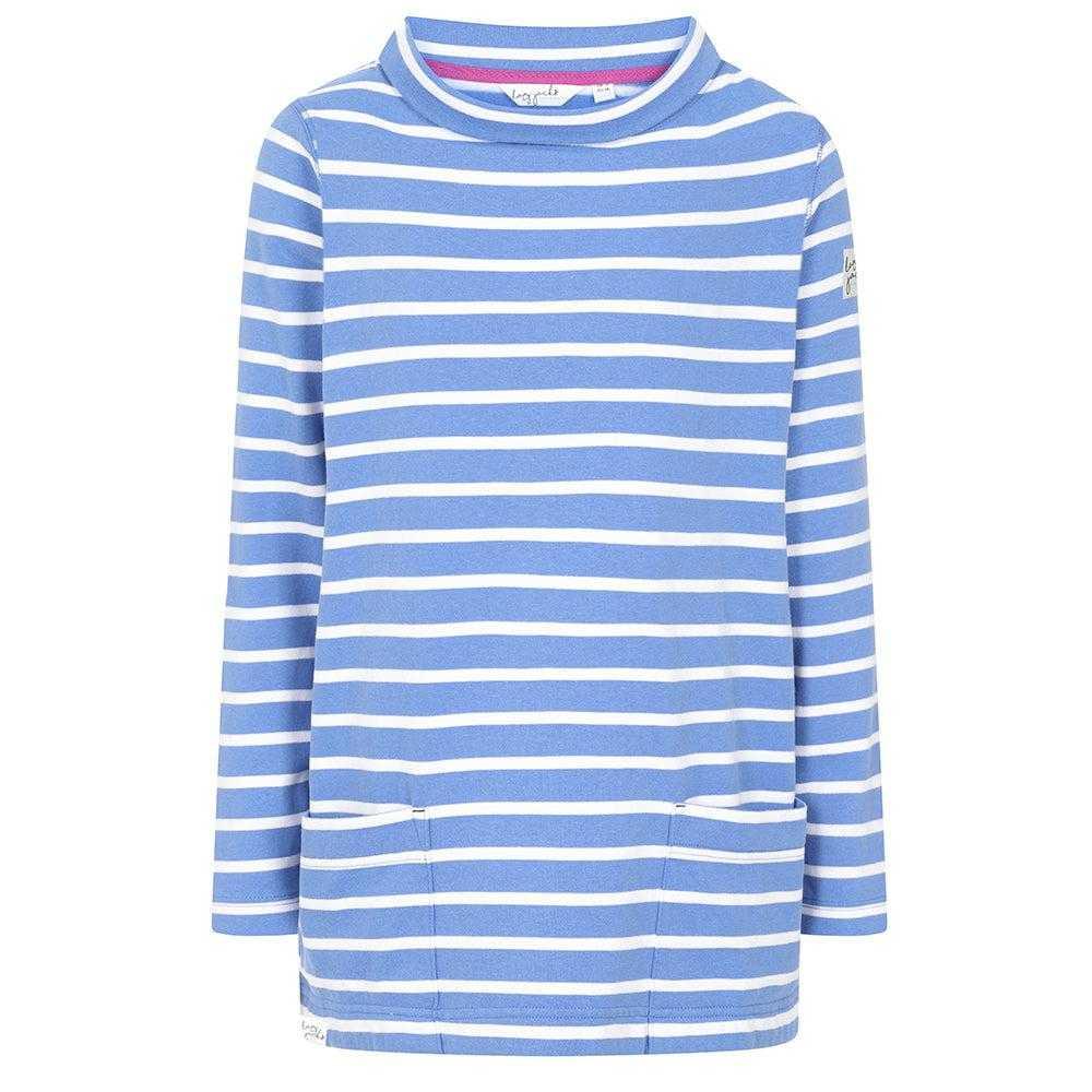 Lazy Jacks Womens/Ladies Striped Roll Neck Sweatshirt