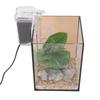 Desktop Small Fish Tank 3 In 1 Clear Aquarium Kit Betta Fish Tank with Filter and LED Light for