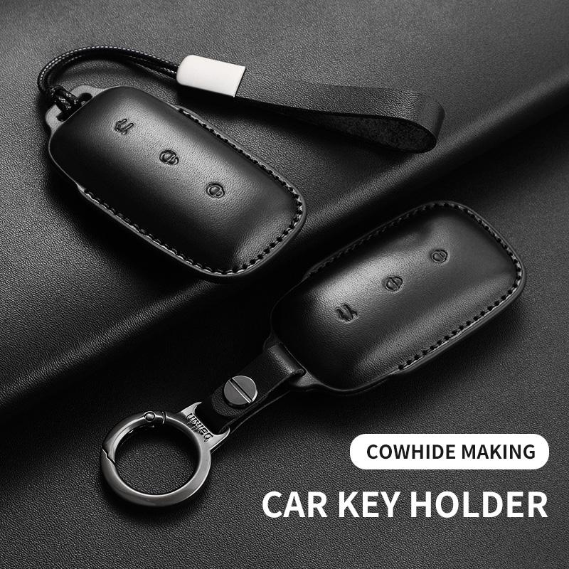Interior Mouldings Key Fob for Geely Galaxy EX5 E5 L6 L7 EMI NO.1 Proton e.MAS 7 5 E8 Starry 8 Remote Cover Case Shell Keychain