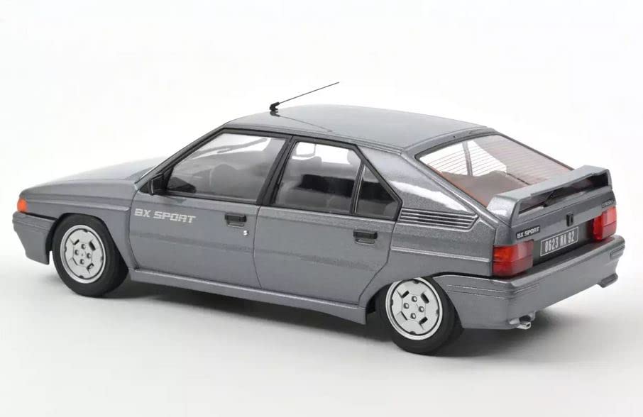 NOREV BX SPORT 1985 Scale Diecast Model Car Citroën (Gray) 1/18