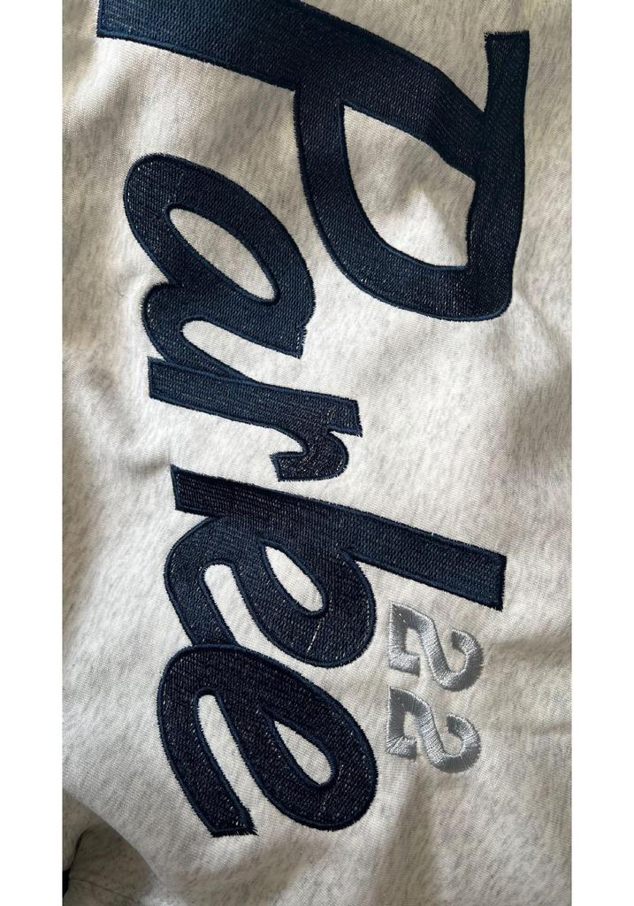 2026PARKE Embroidered Slimming Cotton Casual Pullover Sweatshirt Jacket
