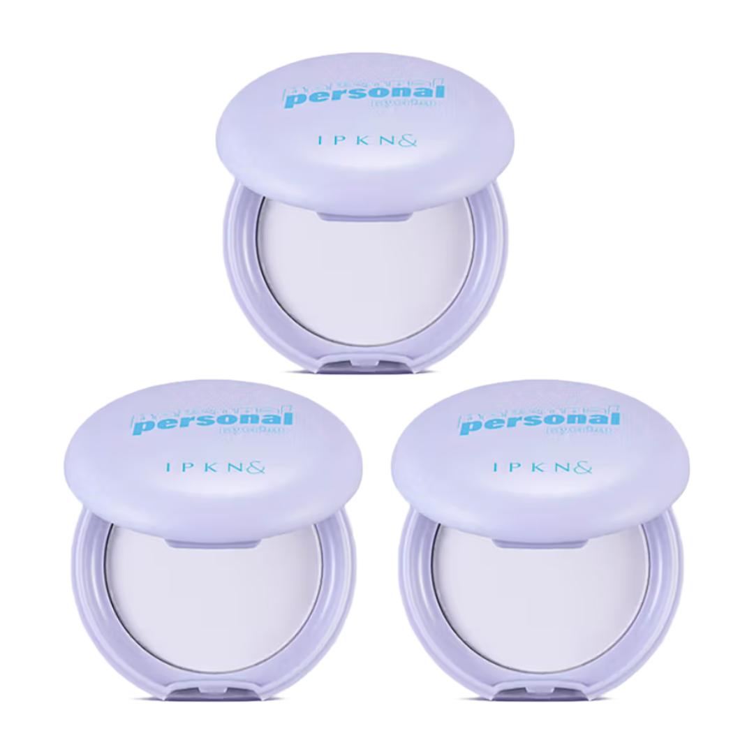 IPKN Personalny Puder Korygujący Koloryt Blur 5,5 g (Lawenda) (3 opcje) #Lavender 5.5 g X 3pcs white