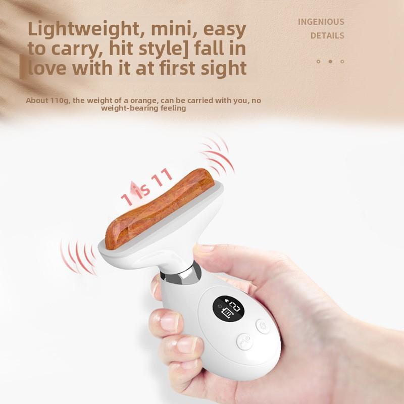 Bianshi Schabemaschine Gesichtslifting Massage Straffung Hals Gesicht Heißkompresse Schieben Schaben Einführungsgerät