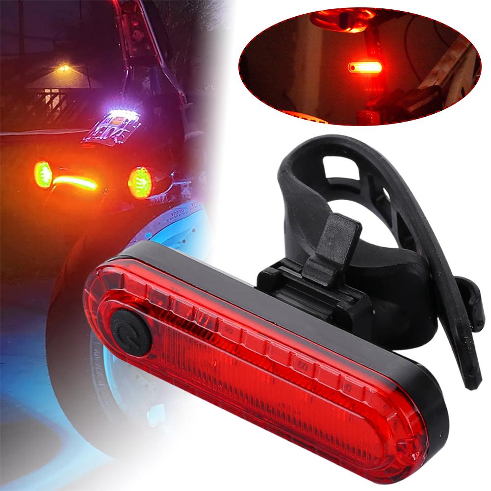 BicycleTail Light USB Rechargeable For Night Riding Back Bike Taillights Red LED Bright Rear Bike Light Cycling Safety