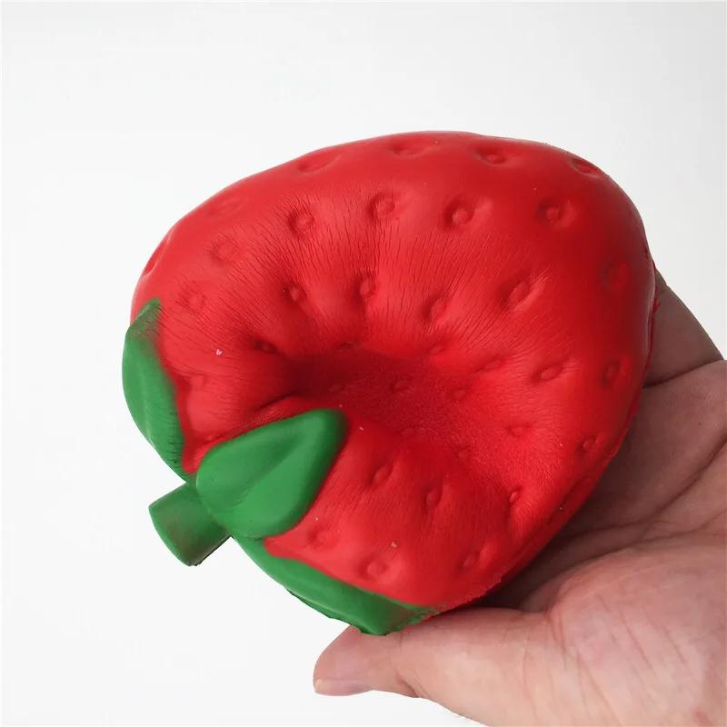 Super Jumbo Strawberry Squishy Cream Scented Slow Rising Non-Toxic Anti-Anxiety Squeeze Venting Toy for Kids Adults