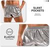 2025 Summer Shiny Loose Casual Men's Running Shorts