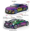 1:32 300SL R8 V10 Cars Alloy Diecast Toys Models Doors Opened Miniature Vehicles Wheel Pull Back Vintage Car Toddler Kids Gifts
