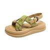 Beautiful Platform Sandals Women's Summer Skirt 2025 New Chinese Style Shit-stepping Casual Roman Beach Shoes