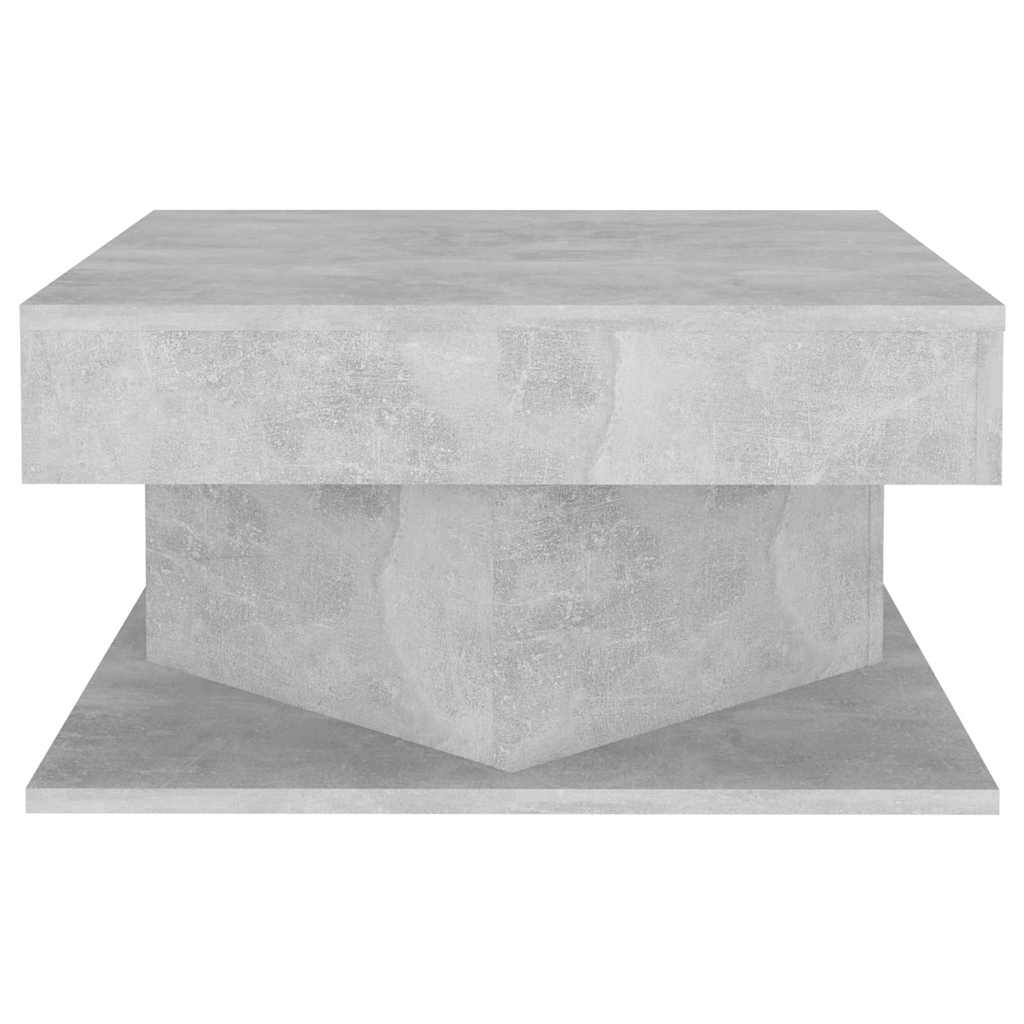 Coffee Table Concrete Grey 57x57x30 cm Particleboard
