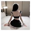 More Than Spring Night Sex Suit Sexy Uniform Small Breasts Maid Cute Pure Desire Seduction Underwear Show Big Perspective Maid