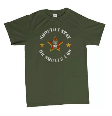 THE CLASH Band Should I Stay Or Should I Go  Full Size S-5XL Unisex T-Shirt
