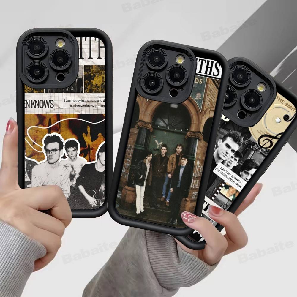 Band The S-Smiths Silicone Soft Phone Case For IPhone 17 16 14 13 12 11 15 Pro Max Plus Air Cover