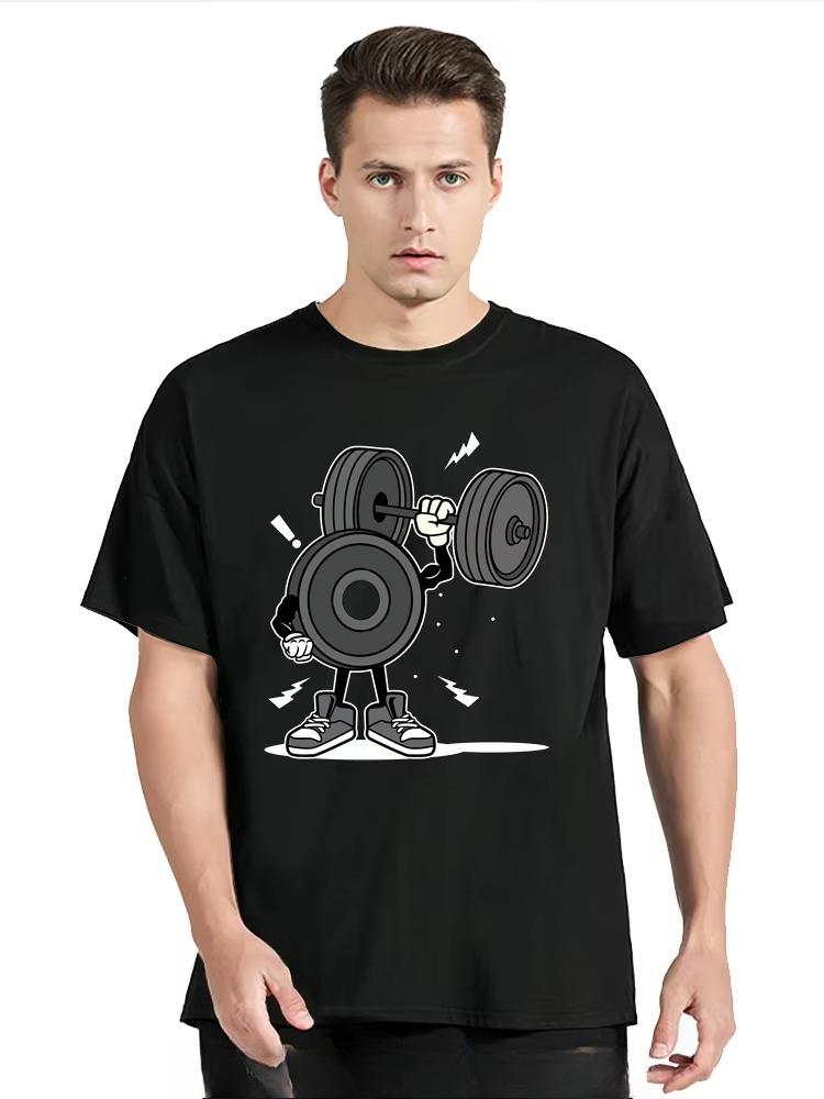 2026 New Buns Of Steel Rabbit Oversized Tshirt Funny Gym Fitness T Shirt Rat Bodybuilding Crewneck Unisexs Clo