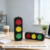 Traffic light button decompression keychain fun trendy gadgets key accessories bag pendant