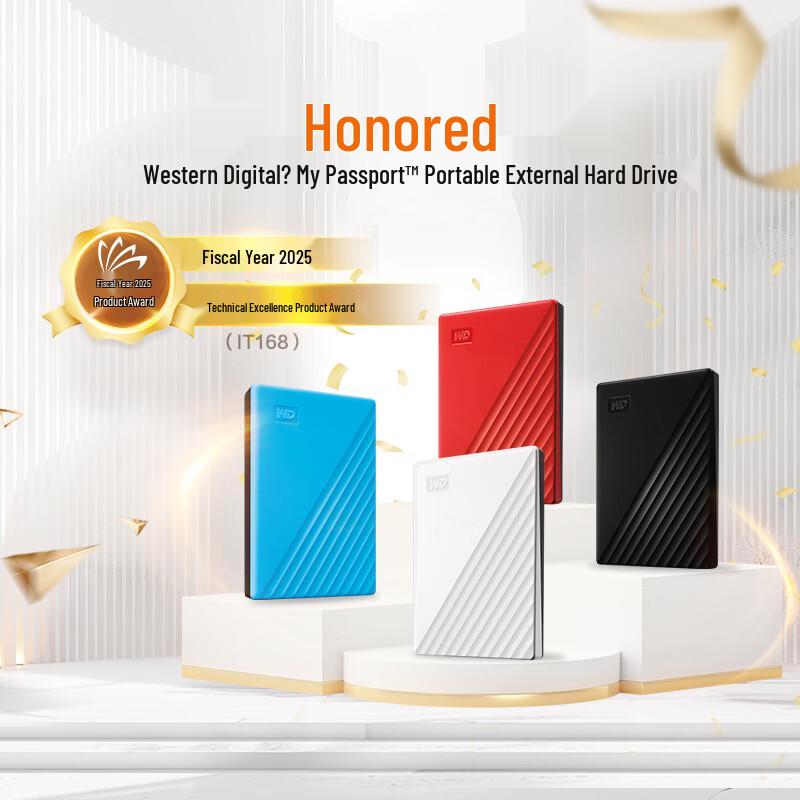 WD My Passport Portable External Hard Drive