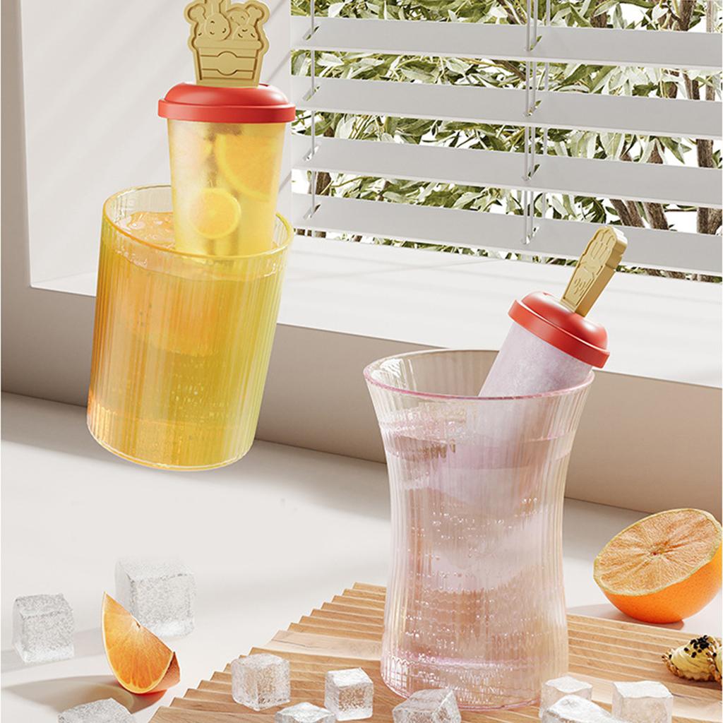 Plastic Popsicles Maker Easy To Use Ice Cream Molds Kitchen Hand-Making Supplies Easy Release Suitable for Parties