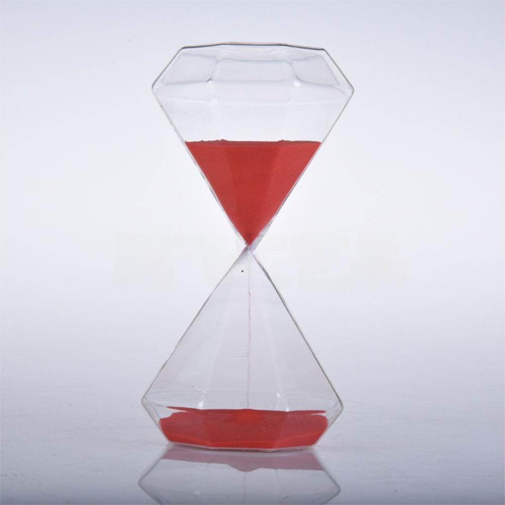Kreative Diamantform Sanduhr 5 Minuten Einfache Sanduhr Sanduhr Heimdekoration