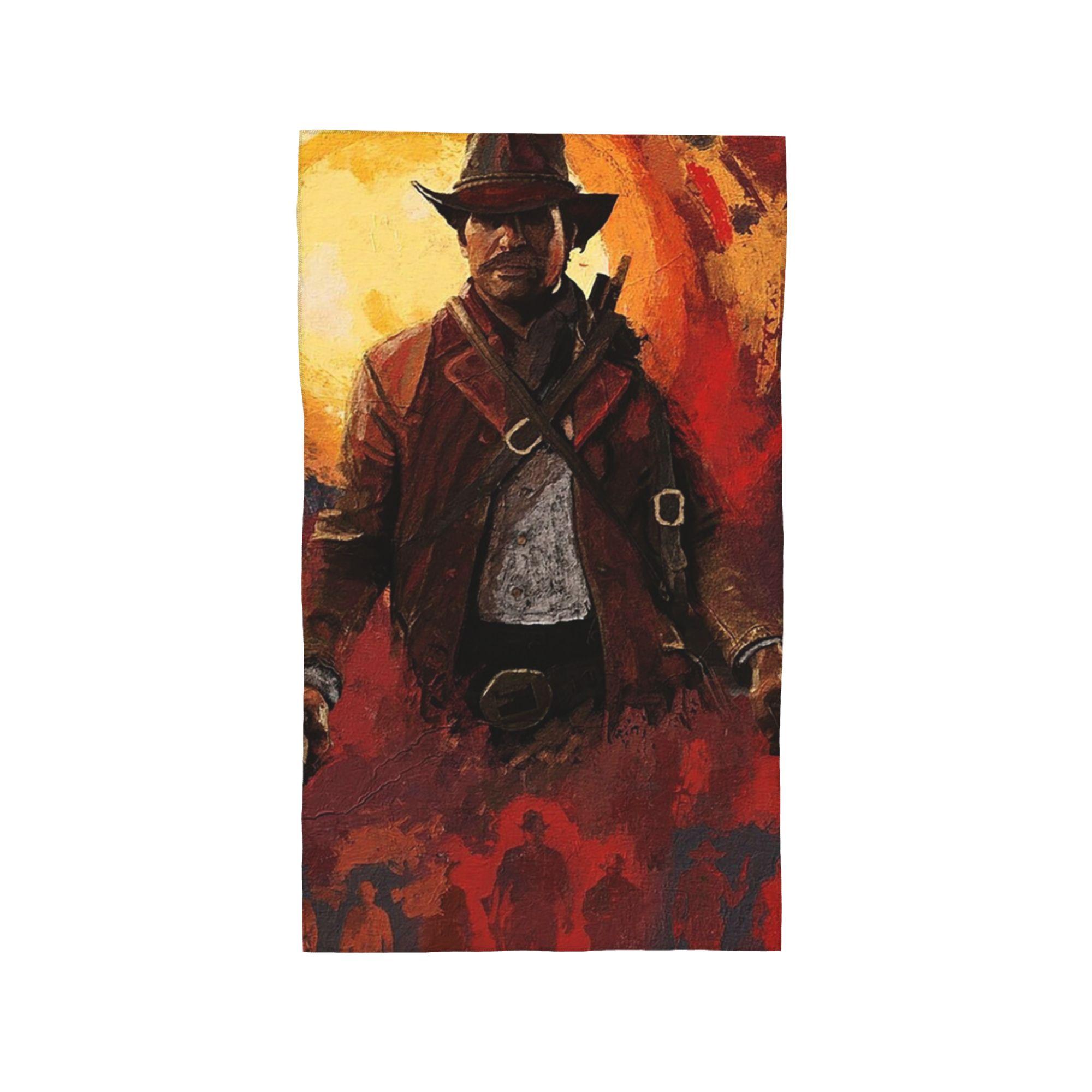 

Arthur Morgan RDR2 Soft Face Towel Quick Dry Pool Bath Cotton Towels Absorbent W30*H60(CM)
