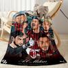 Ac Milan Blanket Soft Cozy Suitable For Chair Picnics Livingroom For All Seasons Modern Style Birthday Christmas Gift Blanket