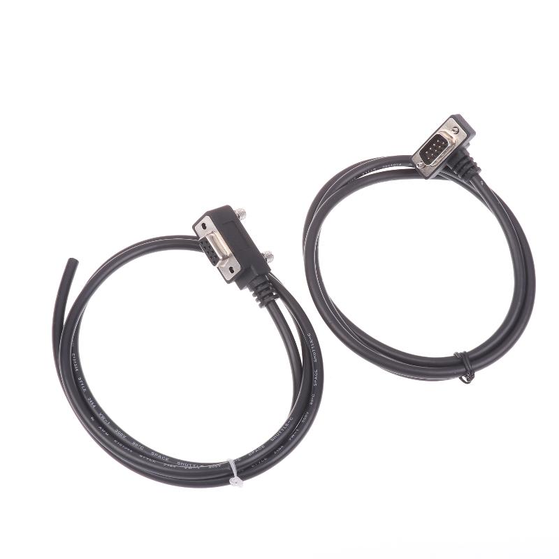 Db9 Rs232 Serial Cable Up Down Angle D-Sub 9 Pin Rs232 Serial Port Cable Com Port Extension Cord For Plc Modem Pos