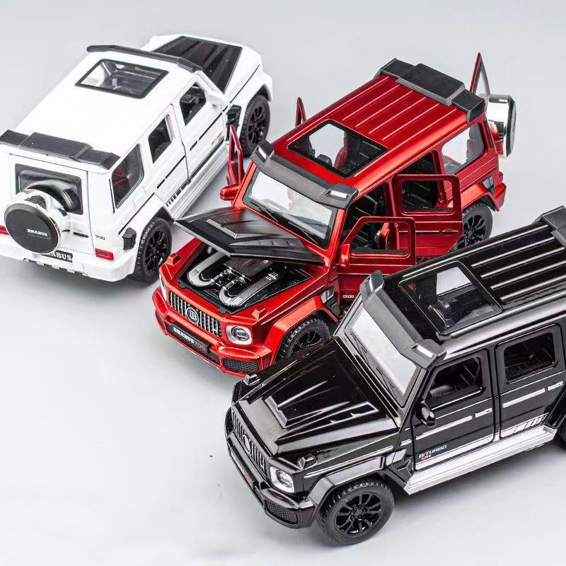 1:32 G65 G700 SUV Simulation Alloy Car Model Diecast Metal Off-road Vehicles Model Sound Light Collection Childrens Car Toy Gift