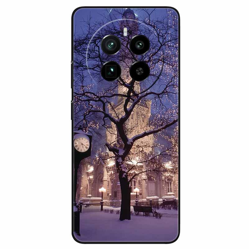 For Realme 12 4G Case Black Silicone Lovely Cute Soft TPU Phone Cases On Realme12 4G Protect Bumper Cover Shell Coques 6.67''