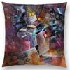 Neues Wunderschönes Abstrakte Kunst Malerei Geheimnisvoller Farbstrudel Fantasie Geometrie Retro Kissenbezug Auto Sofa Wurfkissenhülle