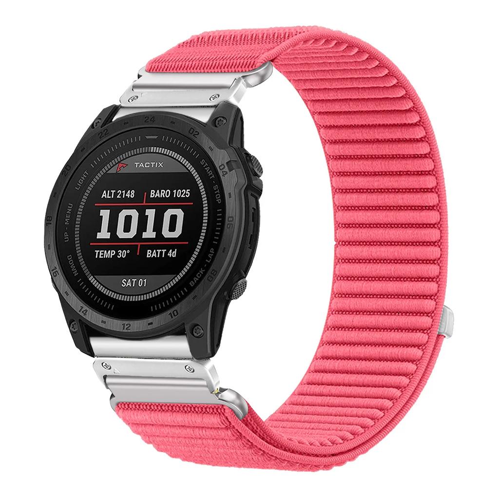 22mm 26mm Nylon Loop Band For Garmin Fenix E 8 47MM 51mm 7X 7 6X 6 Pro 5X 5 Plus Band Quickfit Smartwatch Accessories Correa