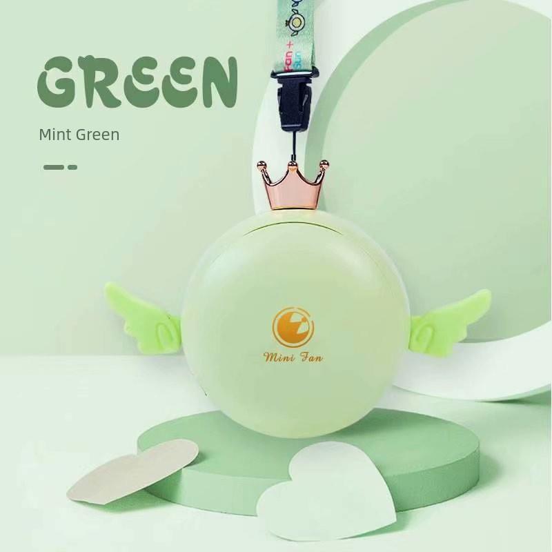 Summer Creative New Product Cartoon Capybara Neck Fan Mini Portable USB Charging Wearable Lanyard Electric Fan