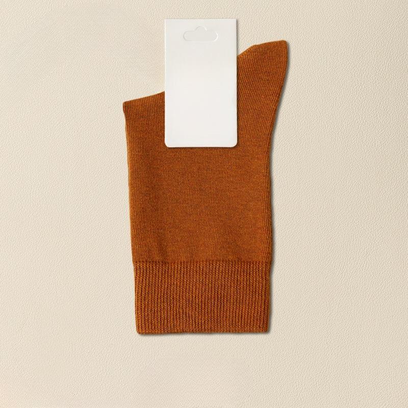 

Female Spring and Autumn New Pure Cotton Anti Odor Antibacterial Boneless Tube Socks 1 pair